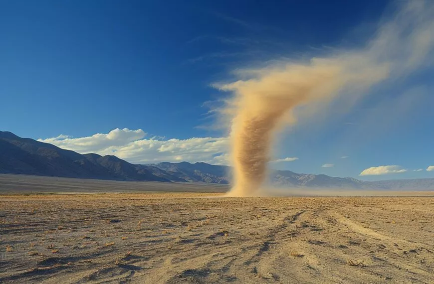 De uitleg van de Dust Devils: indrukwekkende maar niet altijd gevaarlijke natuurverschijnselen.